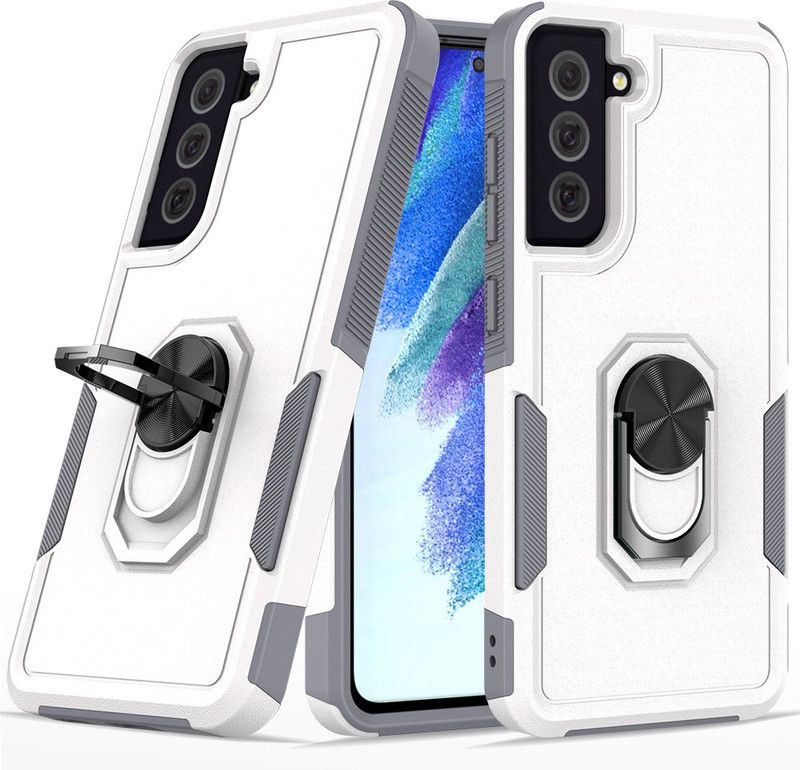 HEAVY DUTY Back Cover for Samsung Galaxy S21 FE  (White, Shock Proof, Pack of: 1)