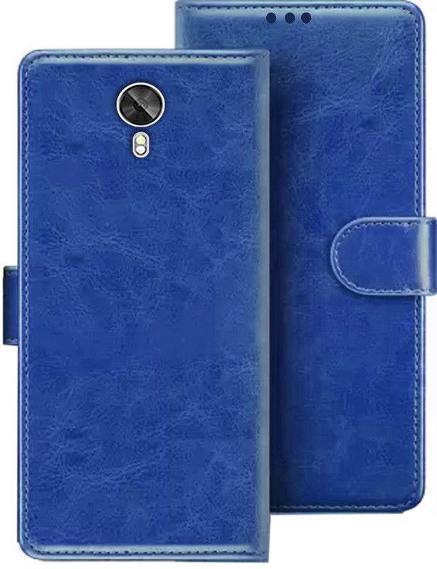 HANIRY Flip Cover for Gionee A1 flip cover | A1 flip cover | Blue  (Blue, Magnetic Case, Pack of: 1)
