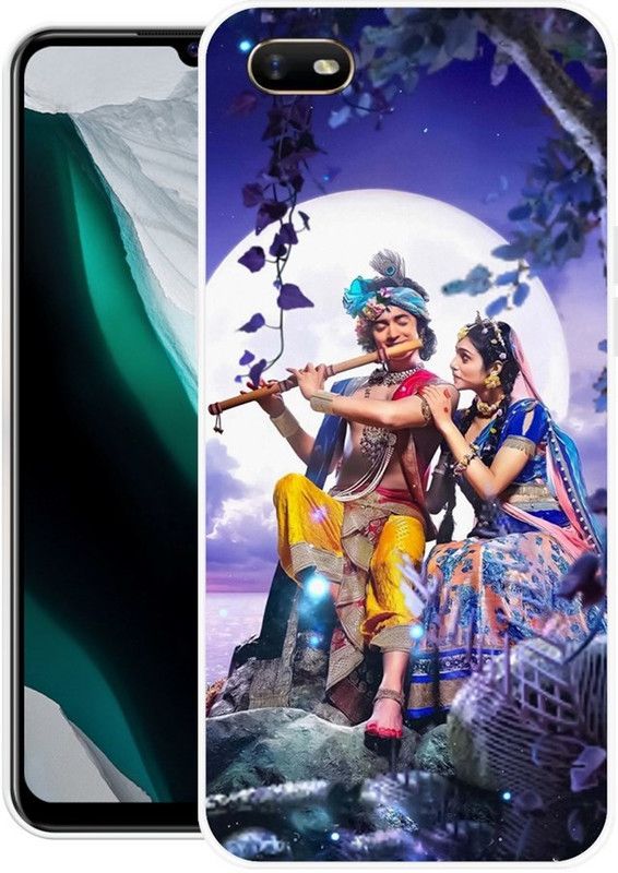 Looy Back Cover for OPPO A1K  (Blue, Flexible, Silicon, Pack of: 1)