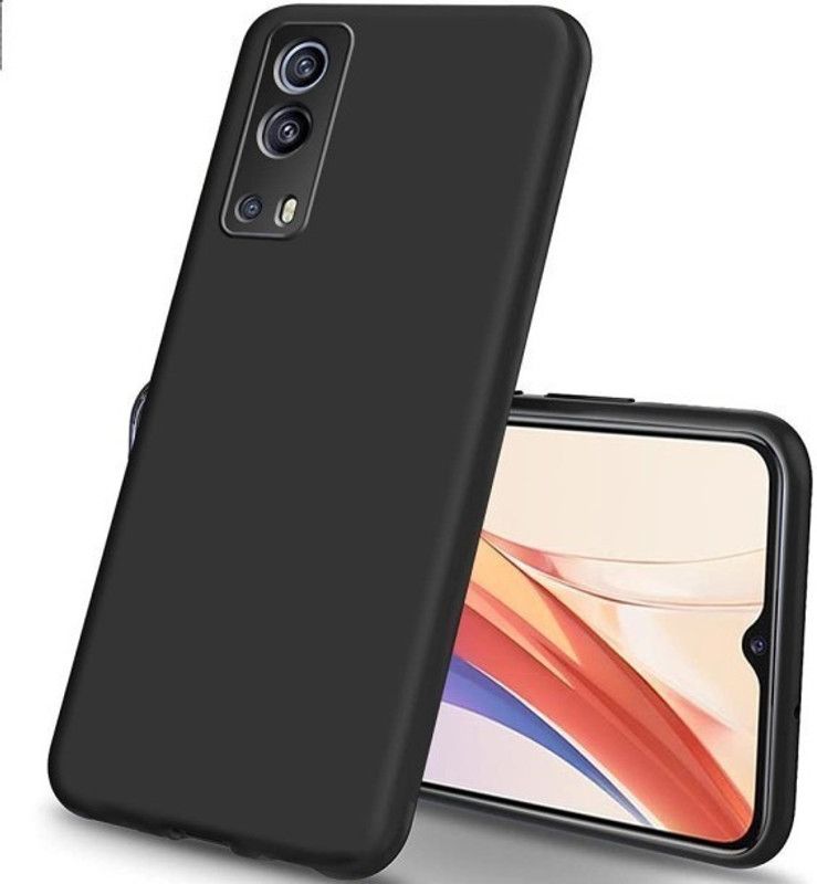 Techforce Back Cover for Vivo iQ00 Z3 5G, Vivo iQ00 Z3-5G  (Black, Pack of: 1)