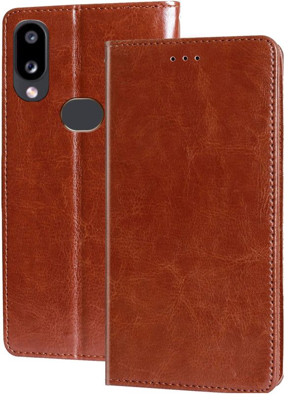 Unistuff Back Cover for Samsung Galaxy A10s  (Brown, Dual Protection, Pack of: 1)