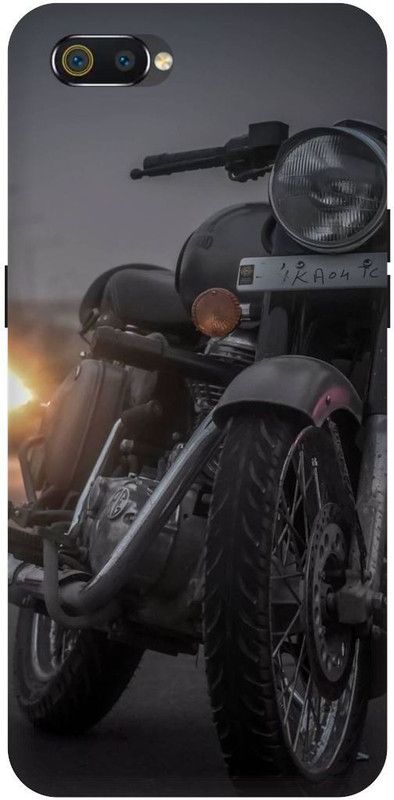 Bluvver Back Cover for Realme C2 RMX1941/RMX1945, Printed Royal Enfield ,Bullet,bike Back Cover  (Multicolor, Hard Case, Pack of: 1)