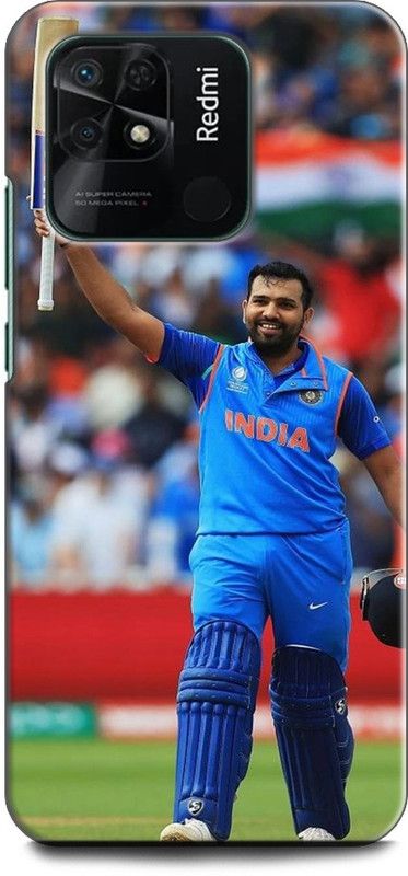 KEYCENT Back Cover for REDMI 10 Power ROHIT SHARMA, INDIA, PLAYER, CRICKETER, BATSMAN, SPORTS  (Multicolor, Shock Proof, Pack of: 1)