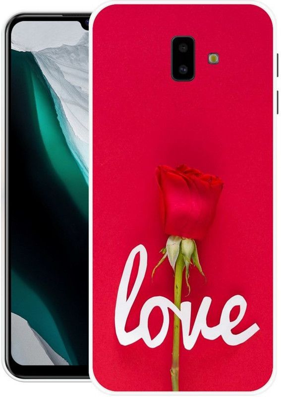 BLUEZAP Back Cover for Samsung Galaxy J6 Plus  (Red, Grip Case, Silicon, Pack of: 1)