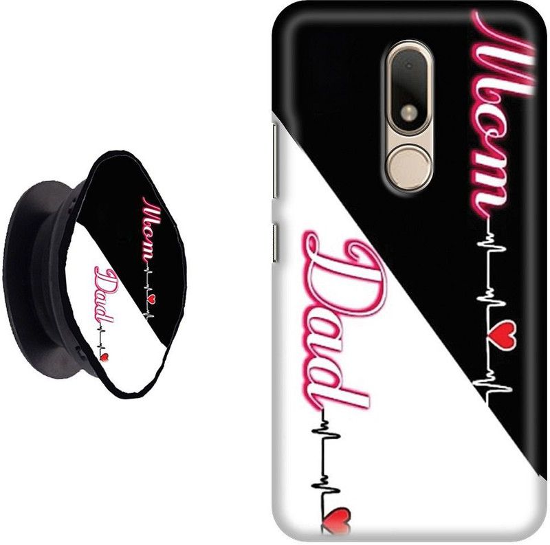 SPBR Back Cover for Motorola Moto M  (Black, White)