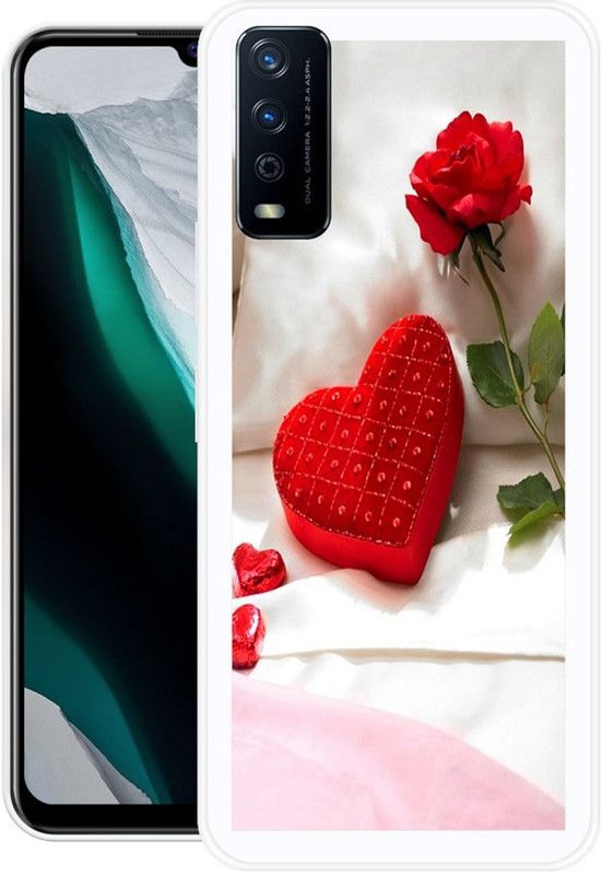 Pinkcity International Back Cover for Vivo Y12s  (Multicolor, Dual Protection, Silicon, Pack of: 1)