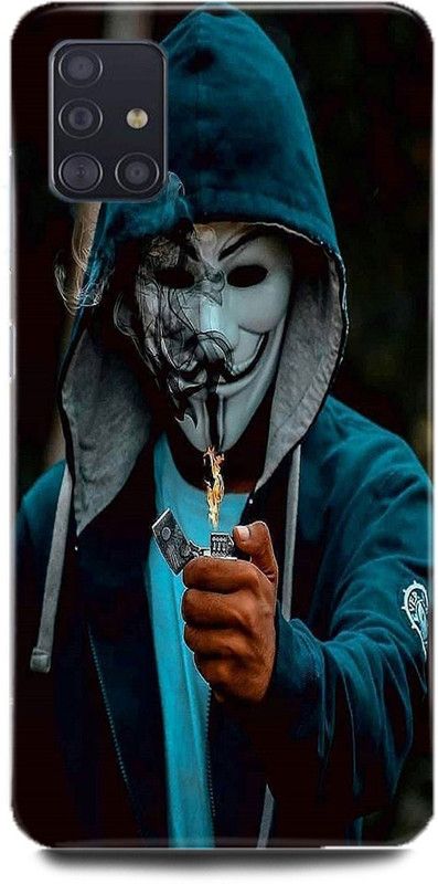 MP ARIES MOBILE COVER Back Cover for SAMSUNG Galaxy M51, Joker Joker Sign Joker symbol Anonymous Anonymous blade Hacker  (Multicolor, Hard Case, Pack of: 1)