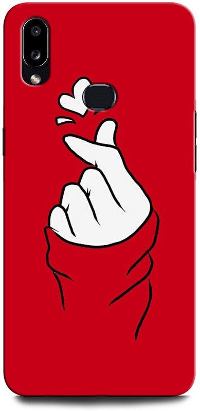 GRAFIQE Back Cover for SAMSUNG Galaxy M01s LOVE, COUPLE FINGER, RED  (Multicolor, Shock Proof, Pack of: 1)