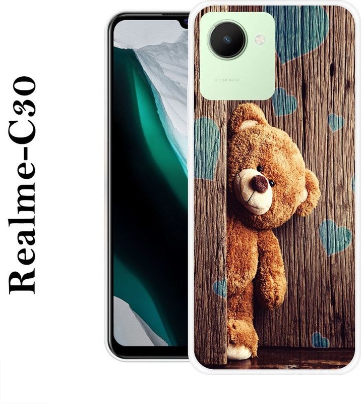 KLC Back Cover for Realme C30  (Multicolor, Silicon)