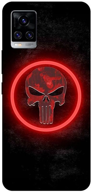URCHIN Back Cover for Vivo V20 Pro Punisher, Punisher logo, Skull, Ghost  (Multicolor, Shock Proof)