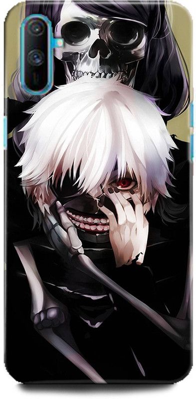 Afterglow Back Cover for Realme C3 TOKYO GHOUL, KENEKI, ANIME, GHOUL, SUPERPOWER, HEROS, SKULL, DARK  (Multicolor, Shock Proof, Pack of: 1)