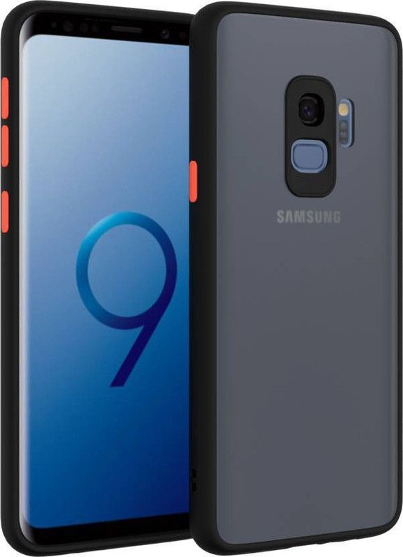 FIVE-O Back Cover for Samsung Galaxy S9 Plus  (Black, Camera Bump Protector, Pack of: 1)