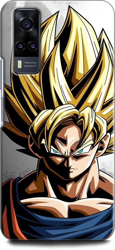 KEYCENT Back Cover for Vivo Y51A, V2031 GOKU, DRAGON BALL Z, ANIME, VEGETA, NARUTO, KAKASHI, NEON  (Multicolor, Pack of: 1)