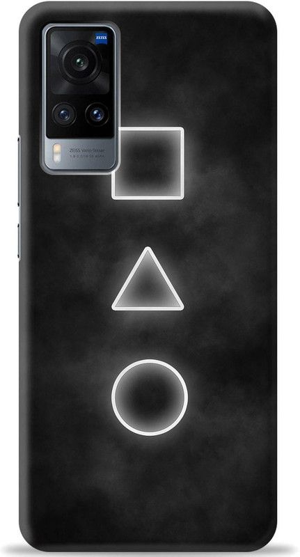 Crafter Back Cover for Vivo X60  (Black, Shock Proof, Pack of: 1)