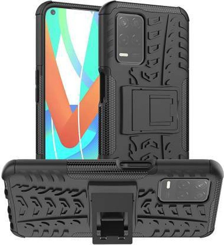 NewSelect Back Cover for Realme Narzo 30 5G,Realme 8 5G,Realme 8s  (Black, Shock Proof, Pack of: 1)