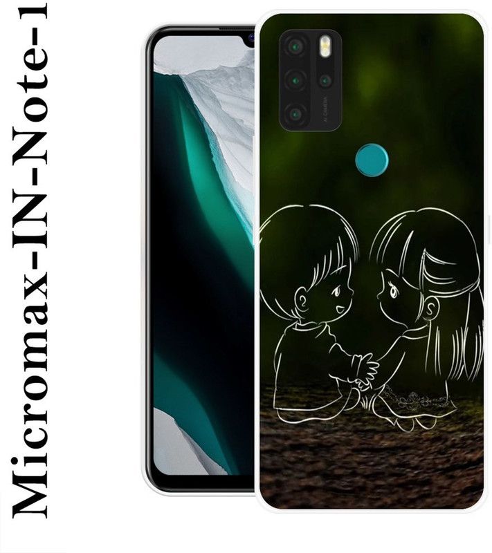 Sswastik Back Cover for Micromax in Note 1  (Green, Brown, Grip Case, Silicon)