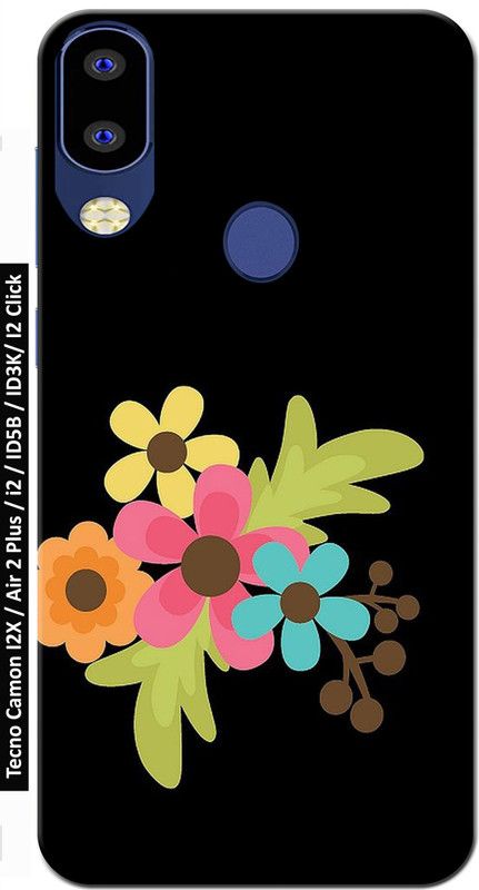BIVAX Back Cover for TECNO CAMON I2X/TECNO CAMON I2/ TECNO ID5B/TECNO ID3K/TECNOICLICK 164  (Multicolor, Grip Case, Silicon, Pack of: 1)