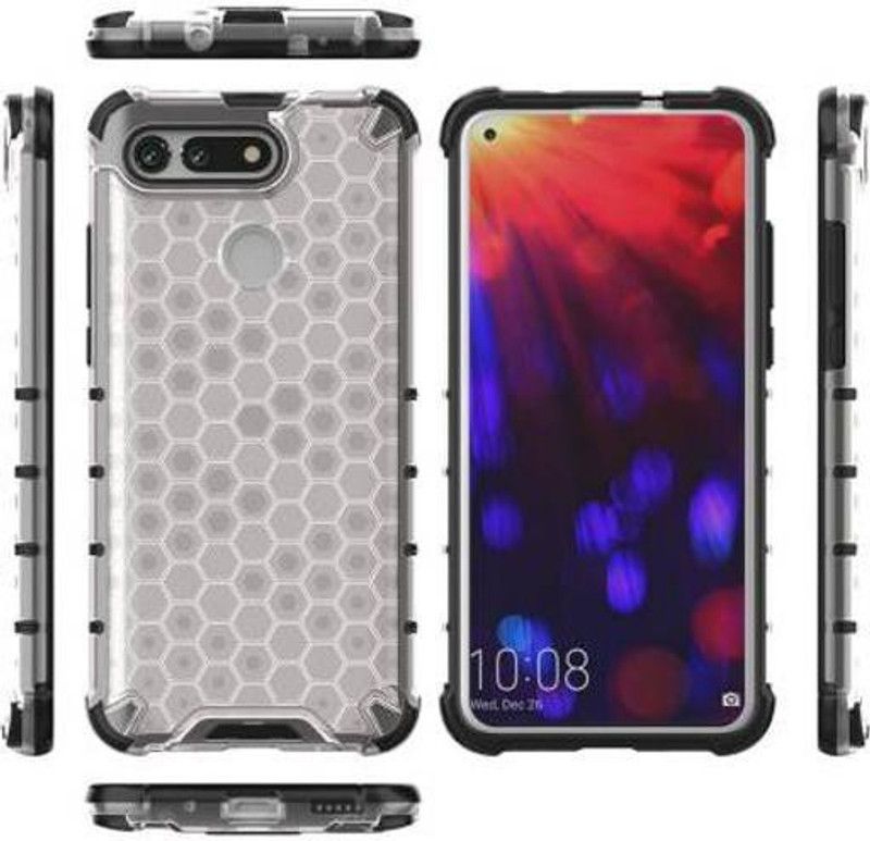 MOBIRUSH Bumper Case for Honor V20  (Transparent, Dual Protection)