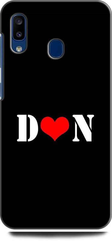 Afterglow Back Cover for SAMSUNG Galaxy A20 D N, D LOVES N, NAME, LETTER, ALPHABET, DN LOVE, HART  (Multicolor, Shock Proof, Pack of: 1)