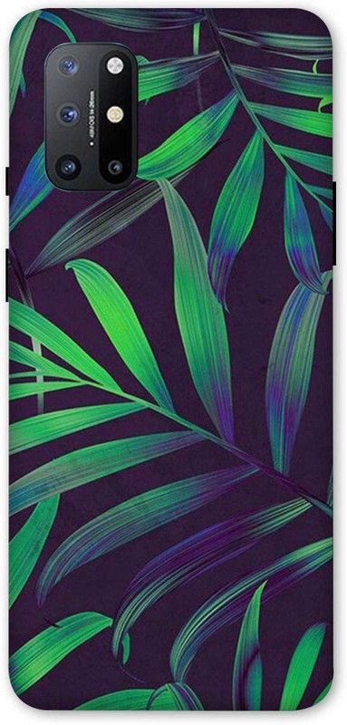 NDCOM Back Cover for OnePlus 8T  (Black, Green, Hard Case, Pack of: 1)
