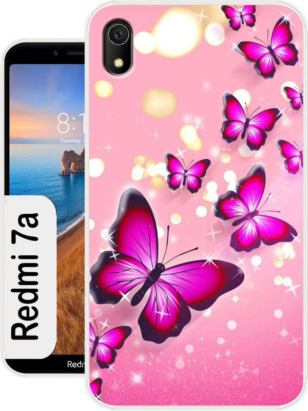 Allit Back Cover for Mi Redmi 7A  (Multicolor, Dual Protection, Silicon, Pack of: 1)