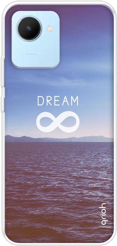 QRIOH Back Cover for Realme C30 back glass  (Multicolor, Grip Case, Silicon)