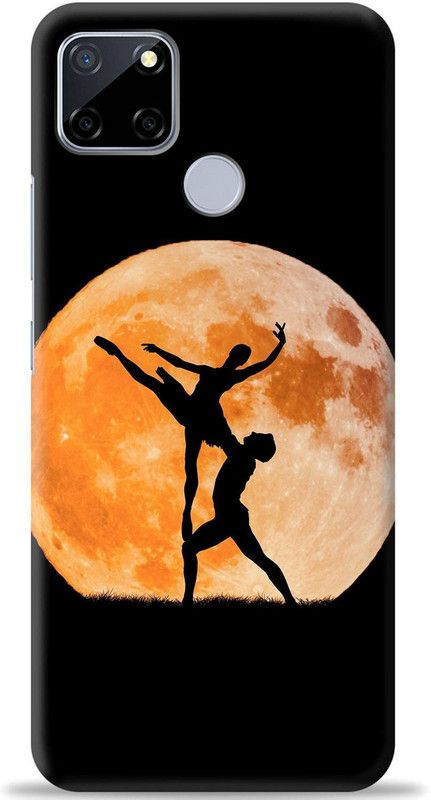 Crafter Back Cover for Realme C12  (Black, Shock Proof, Pack of: 1)