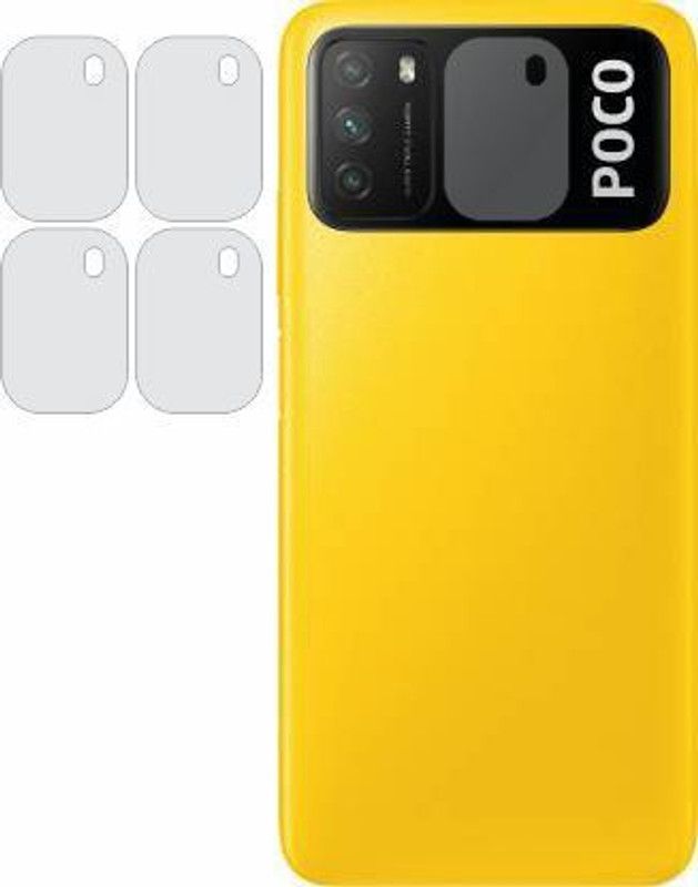 Clickbit Back Camera Lens Glass Protector for Xiaomi poco m3  (Pack of: 5)