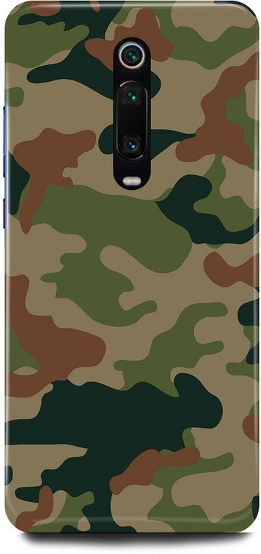 FRONK Back Cover for Redmi K20 Pro, INDIAN, ARMY, TEXTURE, DRESS  (Khaki, Hard Case, Pack of: 1)