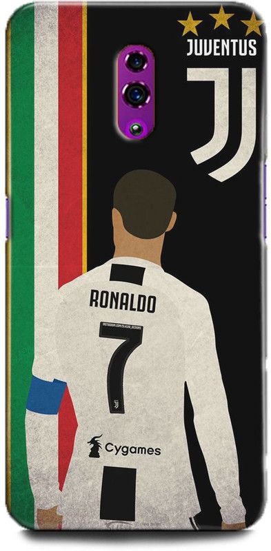 INTELLIZE Back Cover for Oppo Reno/CPH1919 ronaldo,Printed  (Multicolor, Shock Proof)