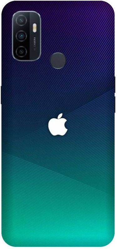 SSMORYA Back Cover for OPPO A53, Apple, Iphone Multicolour Printed  (Multicolor, Hard Case, Pack of: 1)