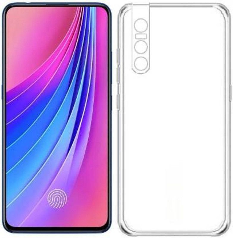 GoPerfect Back Cover for Vivo V15 OG Shock Proof , Protective Soft Cover Air Cushion]  (Transparent, Flexible, Silicon, Pack of: 1)