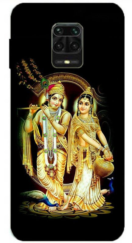 METOO Back Cover for Redmi B07HGBMHTR / Redmi M2003J6A1I, Lord Radha Krishan,krishna, Print : 370  (Multicolor, Dual Protection, Silicon, Pack of: 1)