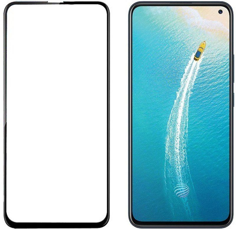 HOBBYTRONICS Edge To Edge Tempered Glass for Vivo V17  (Pack of 1)