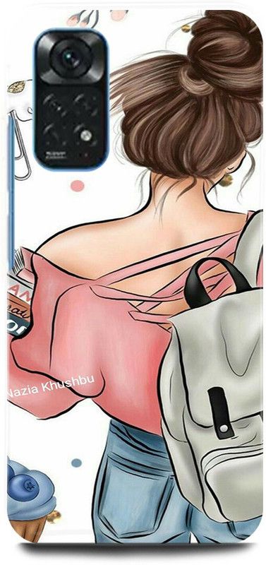 play fast Back Cover for POCO M4 Pro GIRL, CUTE, GIRL, LOVELY, GIRL, LOVE, BOOKS, ANIME  (White, Hard Case, Pack of: 1)