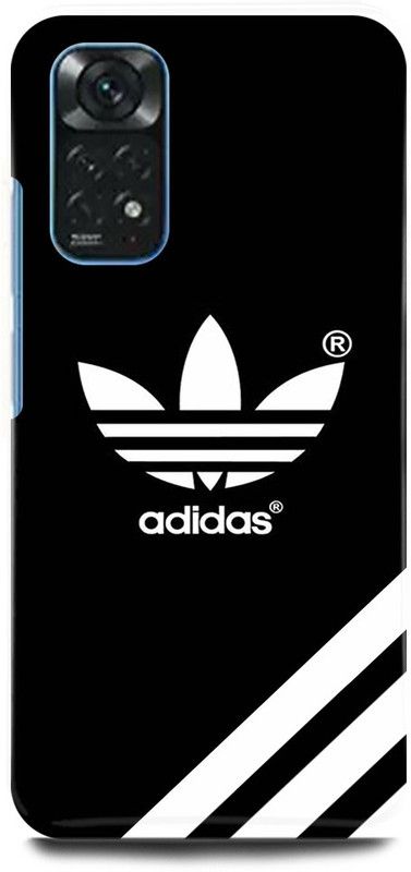play fast Back Cover for Redmi Note 11 ADIDAS, LOGO, SIGN, DESIGN, EMBLEM  (Black, Hard Case, Pack of: 1)