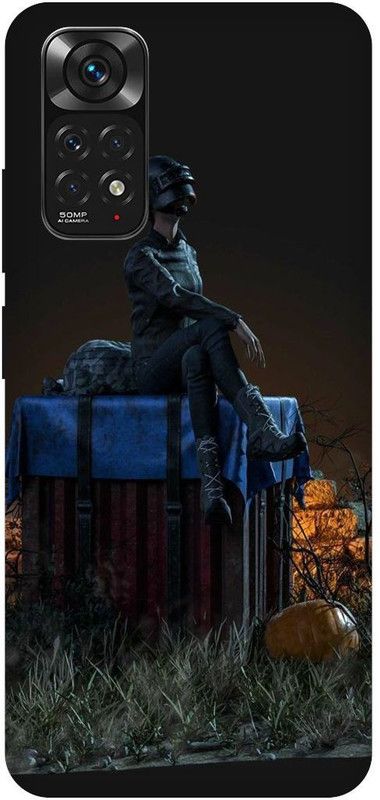 THE NARAYANA COLLECTIONS Back Cover for REDMI NOTE 11-PUBG,DROP,LOOT,FUNKY,GAME,GROZA  (Multicolor, Hard Case, Pack of: 1)