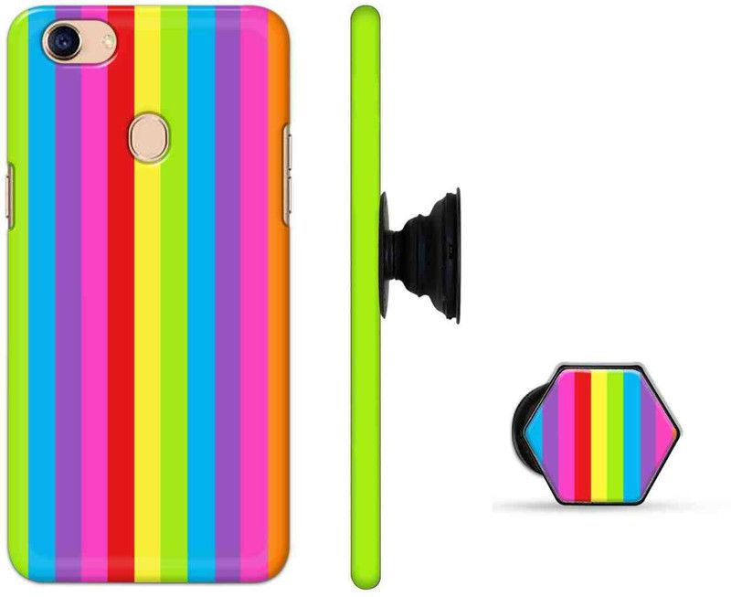 Golden Owl Back Cover for Oppo F5, Oppo F5 Youth  (Multicolor, Cases with Holder, Pack of: 2)