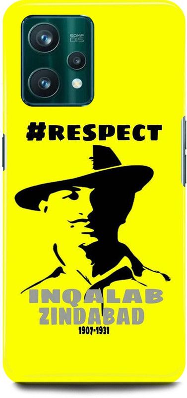 play fast Back Cover for Realme 9 Pro 5G, RMX3471 SHAHID, BHAGAT, SINGH, INQALAB, ZINDABAD  (Yellow, Hard Case)
