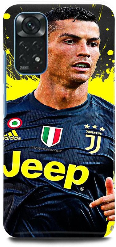 play fast Back Cover for POCO M4 Pro CRISTIANO, RONALDO, FOOTBALL, PLAYER, JUVENTUS  (Yellow, Hard Case, Pack of: 1)