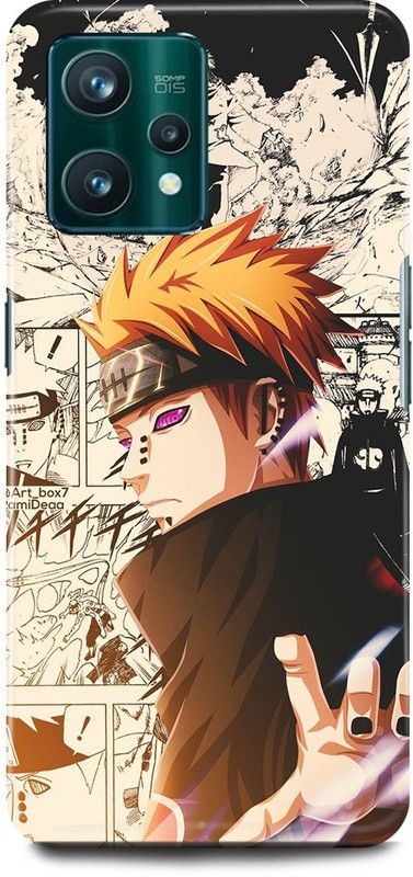 play fast Back Cover for realme 9i, RMX3491 NARUTO, SHIPPUDEN, ANIME, NEON  (White, Hard Case, Pack of: 1)