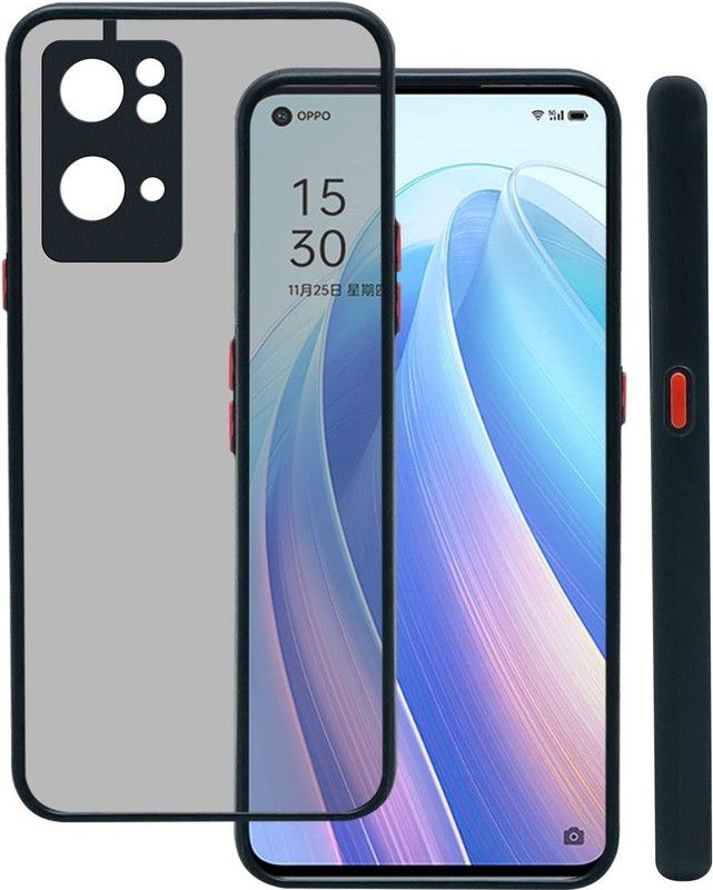 S-Hardline Back Cover for OPPO Reno7 Pro 5G  (Blue, Pack of: 1)