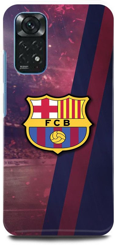 play fast Back Cover for POCO M4 Pro FCB, BARCELONA, LOGO, SIGN  (Purple, Hard Case, Pack of: 1)