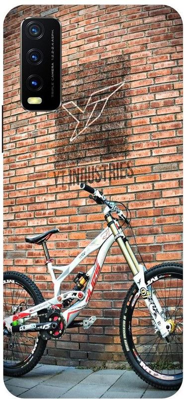 Bluvver Back Cover for Vivo Y12s, V2033, Printed Bicycle,Cool Back Cover  (Multicolor, Hard Case, Pack of: 1)