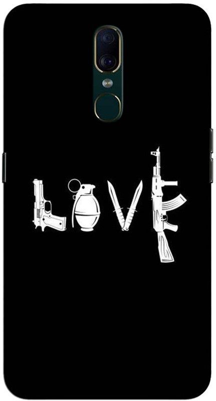 CROKIAN Back Cover for Oppo F11 Love Back Cover  (Multicolor, Hard Case, Pack of: 1)