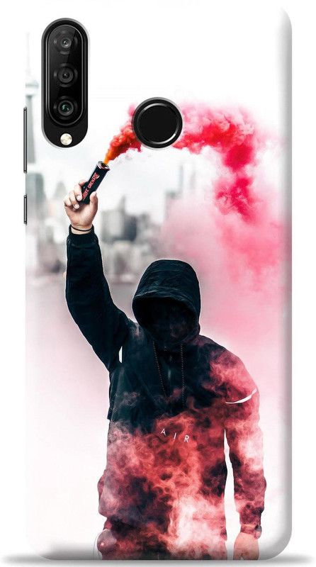 Crafter Back Cover for Huawei P30 Lite  (Red, Shock Proof, Pack of: 1)