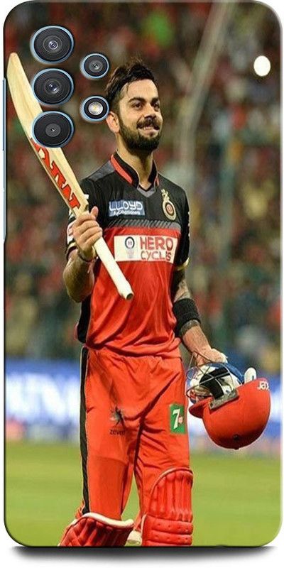 GRAFIQE Back Cover for SAMSUNG Galaxy M32 5G VIRAT, KOHLI, INDIA, CRICKET, PLAYER, SPORTS, ROYAL CHALLENGERS  (Multicolor, Shock Proof, Pack of: 1)
