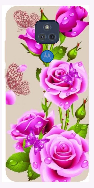 PrintKing Back Cover for Motorola Moto G Play  (Multicolor, Silicon, Pack of: 1)
