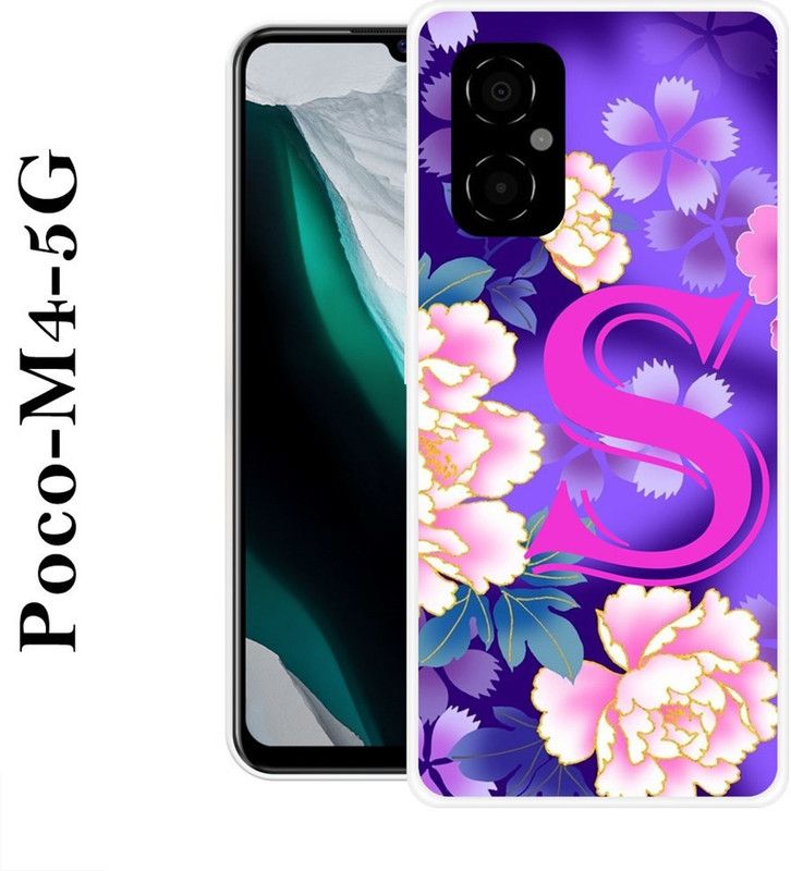 REALKING Back Cover for Poco M4 5G  (Multicolor, Grip Case, Silicon)