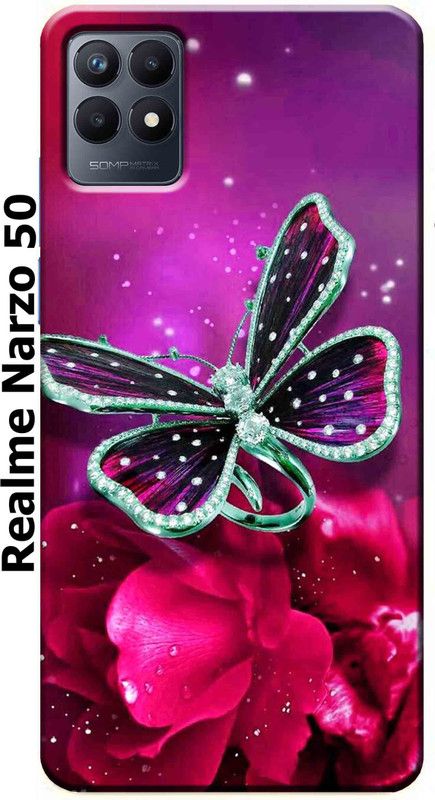 YornoSis Back Cover for Realme narzo 50 2578  (Multicolor, Flexible, Silicon, Pack of: 1)